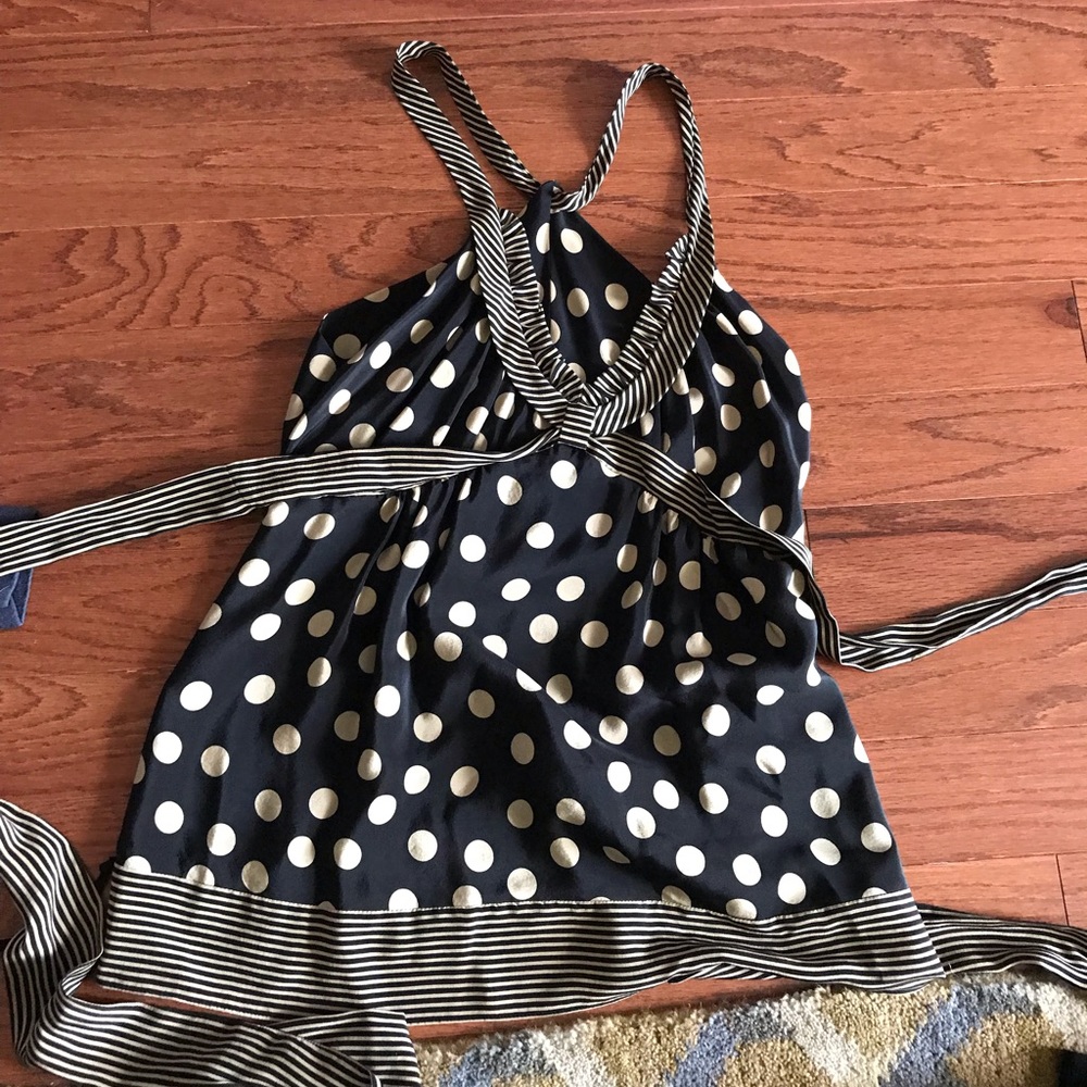 Tie in back halter